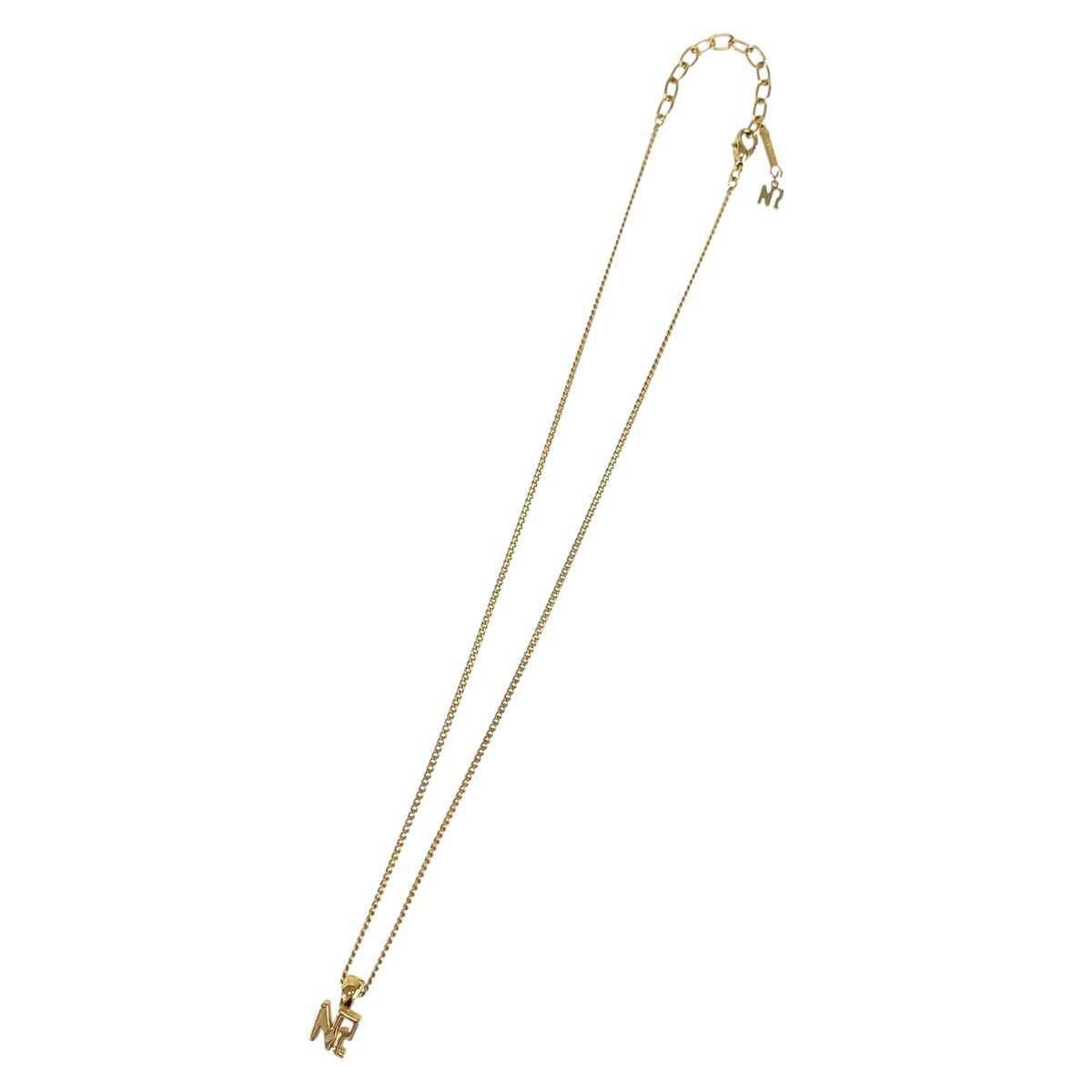 24413
NINA RICCI ニナリッチ ロゴモチーフ ゴールド メッキ ネックレス レディース A4