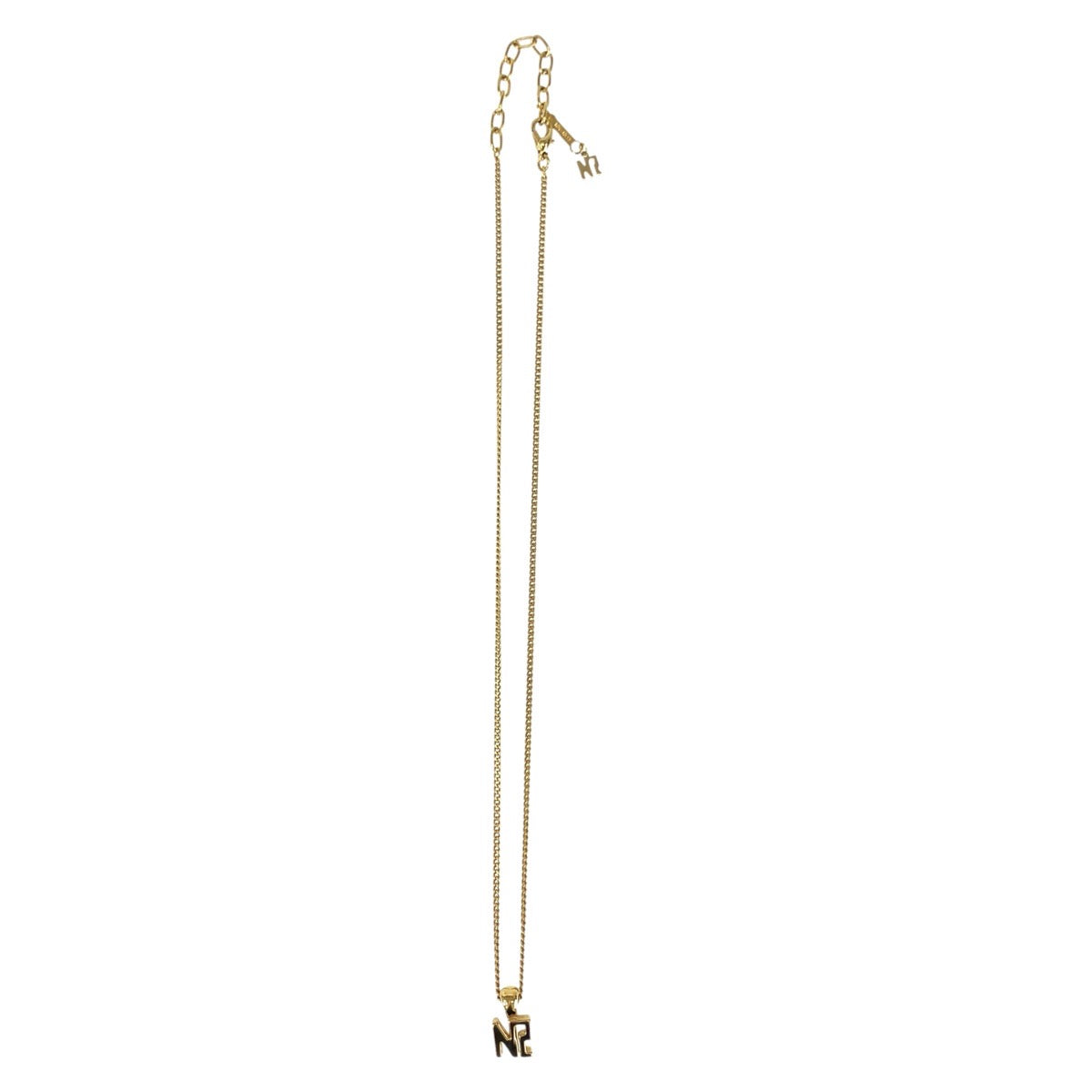 24413
NINA RICCI ニナリッチ ロゴモチーフ ゴールド メッキ ネックレス レディース A4