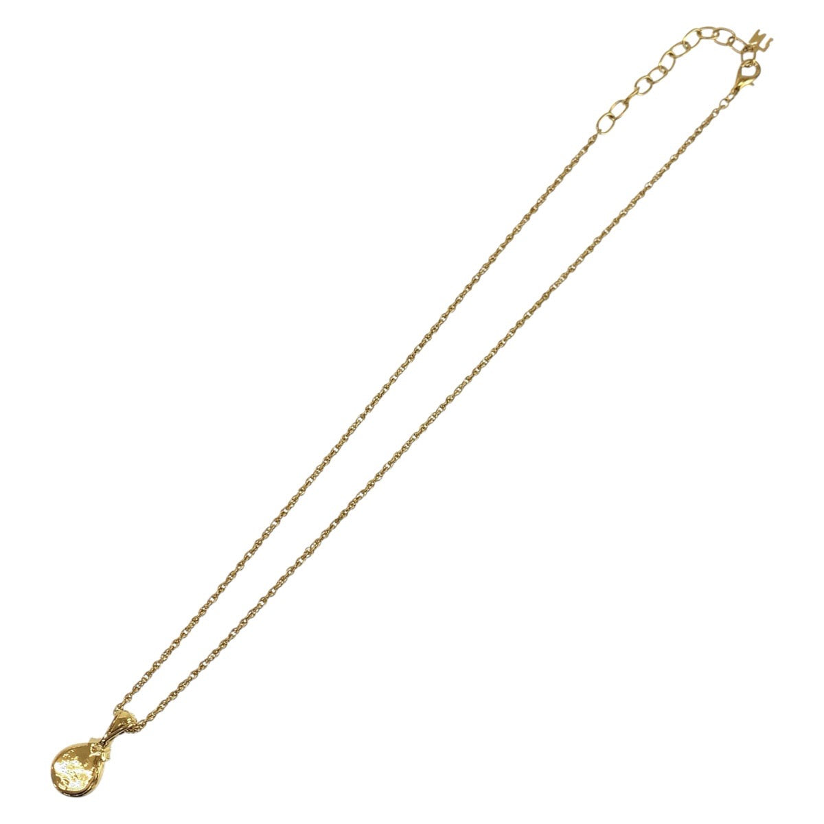 24415
NINA RICCI ニナリッチ ゴールド メッキ / ラインストーン ネックレス レディース A4