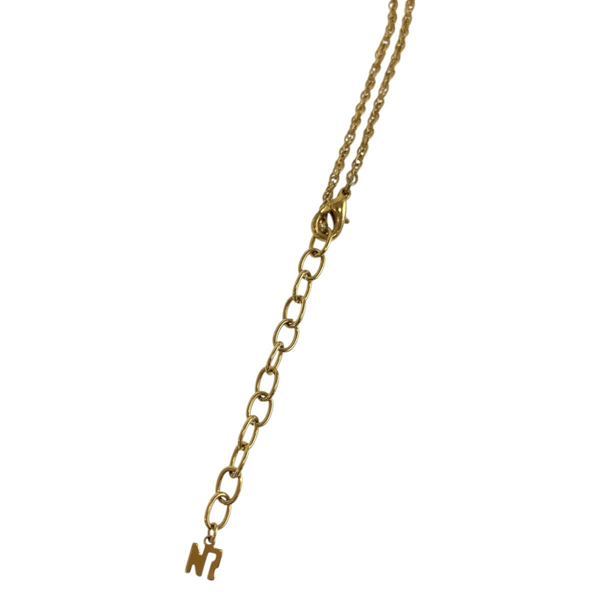 24415
NINA RICCI ニナリッチ ゴールド メッキ / ラインストーン ネックレス レディース A4