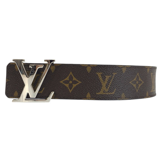 24417
LOUIS VUITTON ルイヴィトン モノグラム サンチュール LVイニシャル 85cm/34インチ ブラウン ブラック シルバー金具 PVC / レザー M9821 ベルト リバーシブルベルト メンズ ABP30