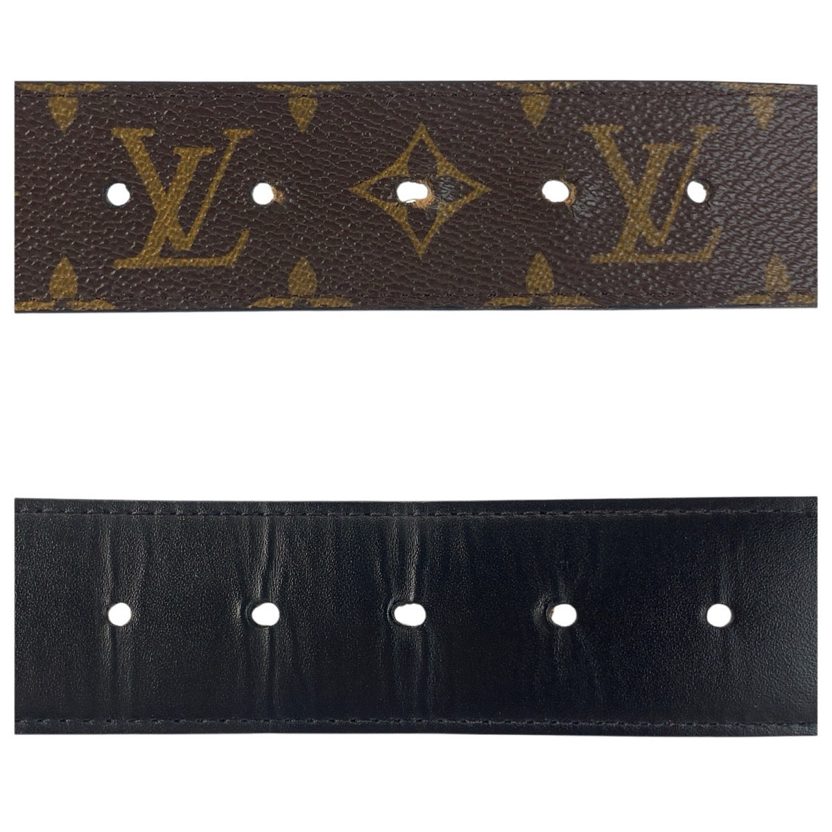 24417
LOUIS VUITTON ルイヴィトン モノグラム サンチュール LVイニシャル 85cm/34インチ ブラウン ブラック シルバー金具 PVC / レザー M9821 ベルト リバーシブルベルト メンズ ABP30