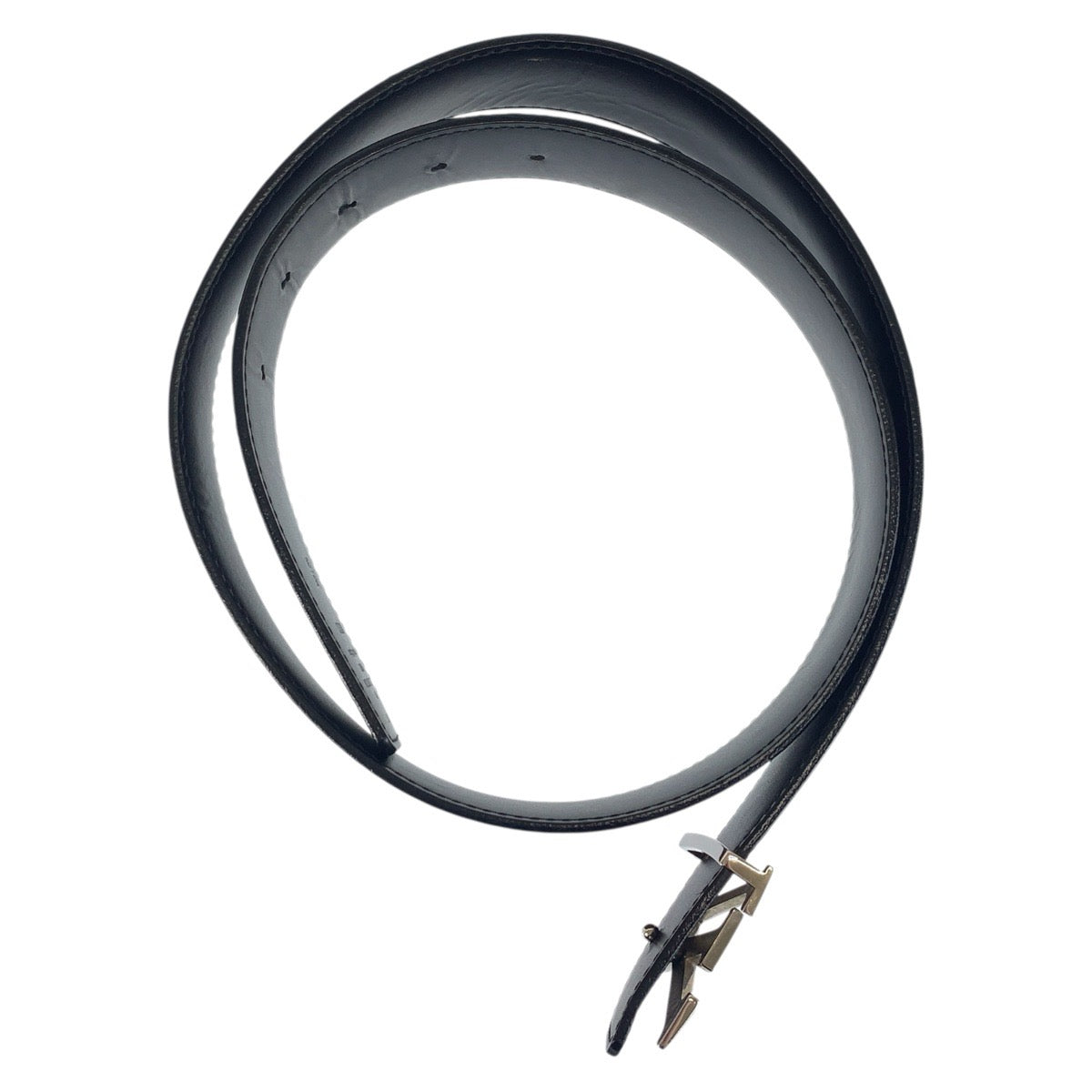 24417
LOUIS VUITTON ルイヴィトン モノグラム サンチュール LVイニシャル 85cm/34インチ ブラウン ブラック シルバー金具 PVC / レザー M9821 ベルト リバーシブルベルト メンズ ABP30