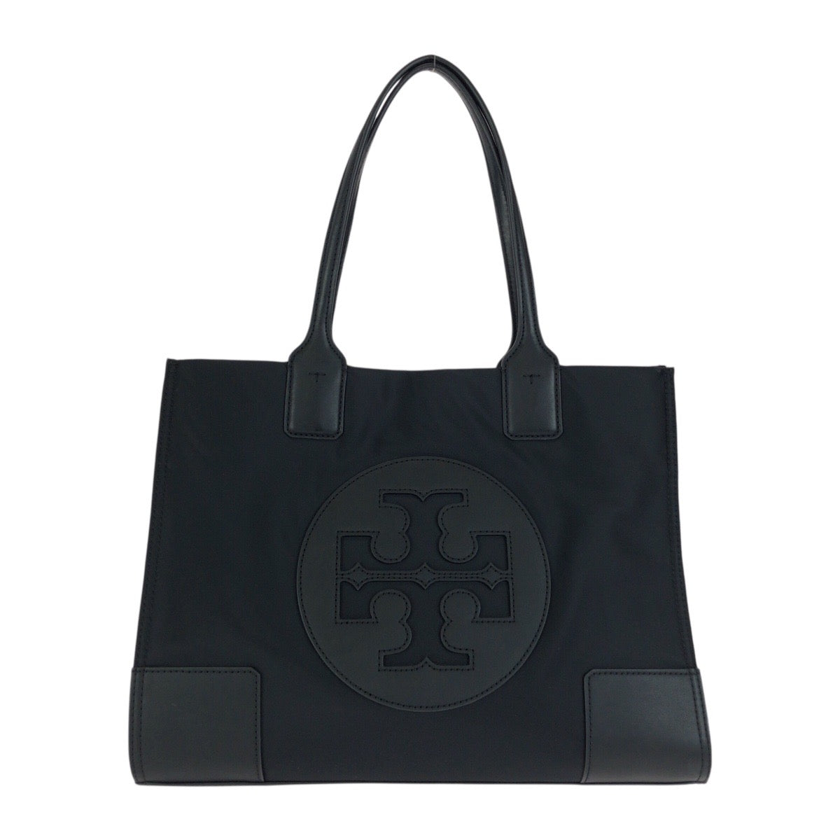 24420
Tory Burch トリーバーチ ブラック 黒 ゴールド金具 ナイロン / レザー トートバッグ ショルダーバッグ レディース ABP14