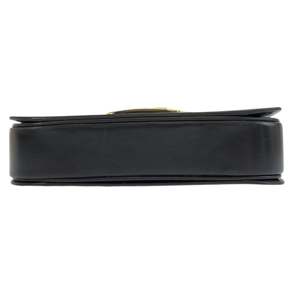 24428
CELINE セリーヌ ヴィンテージ 馬車金具 ブラック 黒 ゴールド金具 レザー ショルダーバッグ ハンドバッグ レディース AB70