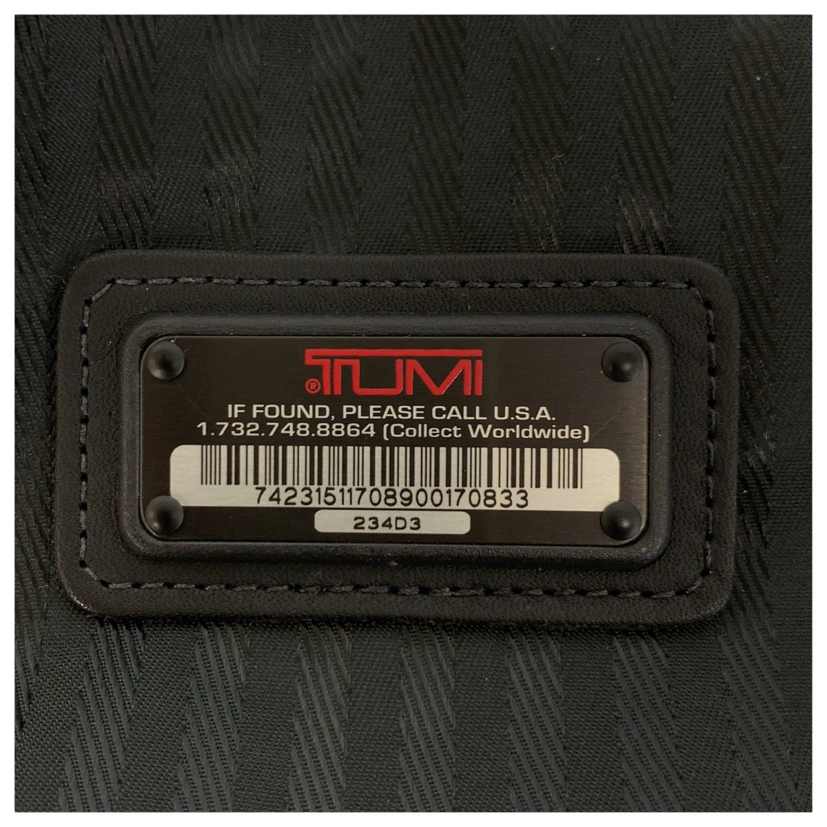 24429
TUMI トゥミ ALPHA トライフォールド キャリーオン ガーメントバッグ ブラック 黒 ナイロン / レザー 234D3 ビジネスバッグ スーツケース メンズ ABP21
