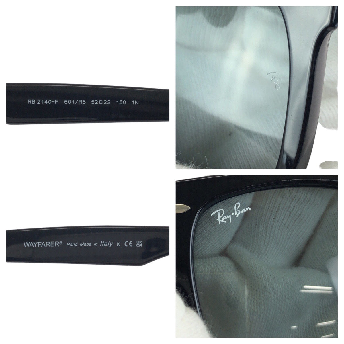 24432
Ray-Ban レイバン ORIGINAL WAYFARER CLASSIC ブラック グレー シルバー金具 プラスチック RB2140-F 601/R5 52□22 150 1N サングラス メガネ 男女兼用 スクエア レディース ABP16