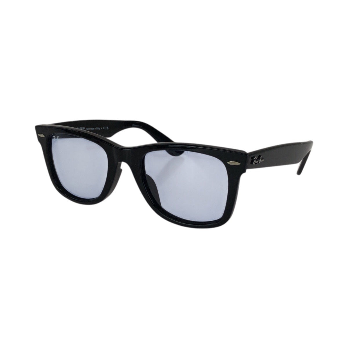 24433
Ray-Ban レイバン ORIGINAL WAYFARER CLASSIC ブラック ブルー シルバー金具 プラスチック RB2140-F 901/64 52□22 150 1N サングラス メガネ 男女兼用 スクエア レディース ABP15