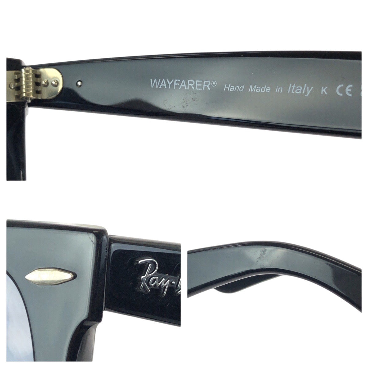 24433
Ray-Ban レイバン ORIGINAL WAYFARER CLASSIC ブラック ブルー シルバー金具 プラスチック RB2140-F 901/64 52□22 150 1N サングラス メガネ 男女兼用 スクエア レディース ABP15
