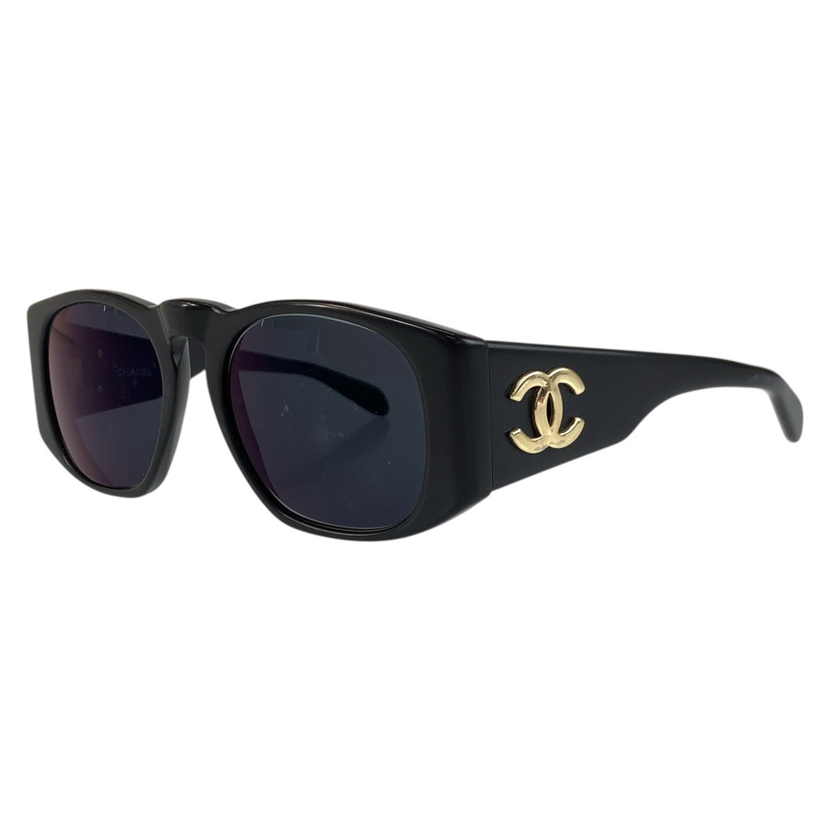24437
CHANEL シャネル ココマーク ブラック 黒 プラスチック 0004 11 サングラス ウェリントン レディース AB21