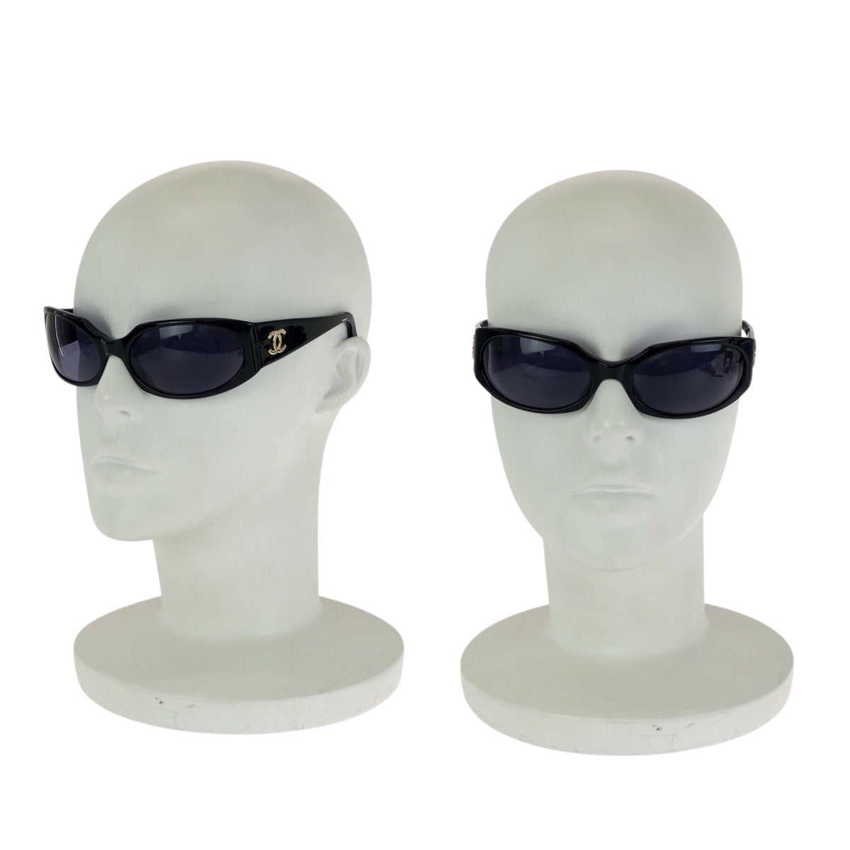 24438
CHANEL シャネル ヴィンテージ ココマーク ブラック 黒 ゴールド金具 プラスチック / メタル 07795 94305 サングラス 男女兼用 オーバル レディース ABP21