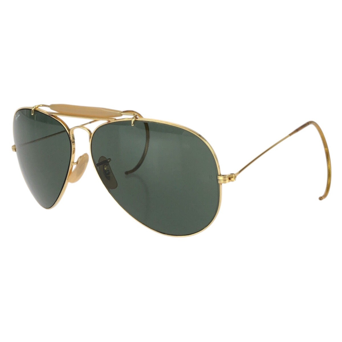 24440
Ray-Ban レイバン ヴィンテージ ボシュロム アビエーター ゴールド グリーン メタル B&L 62□14 サングラス 男女兼用 ティアドロップ レディース ABP15