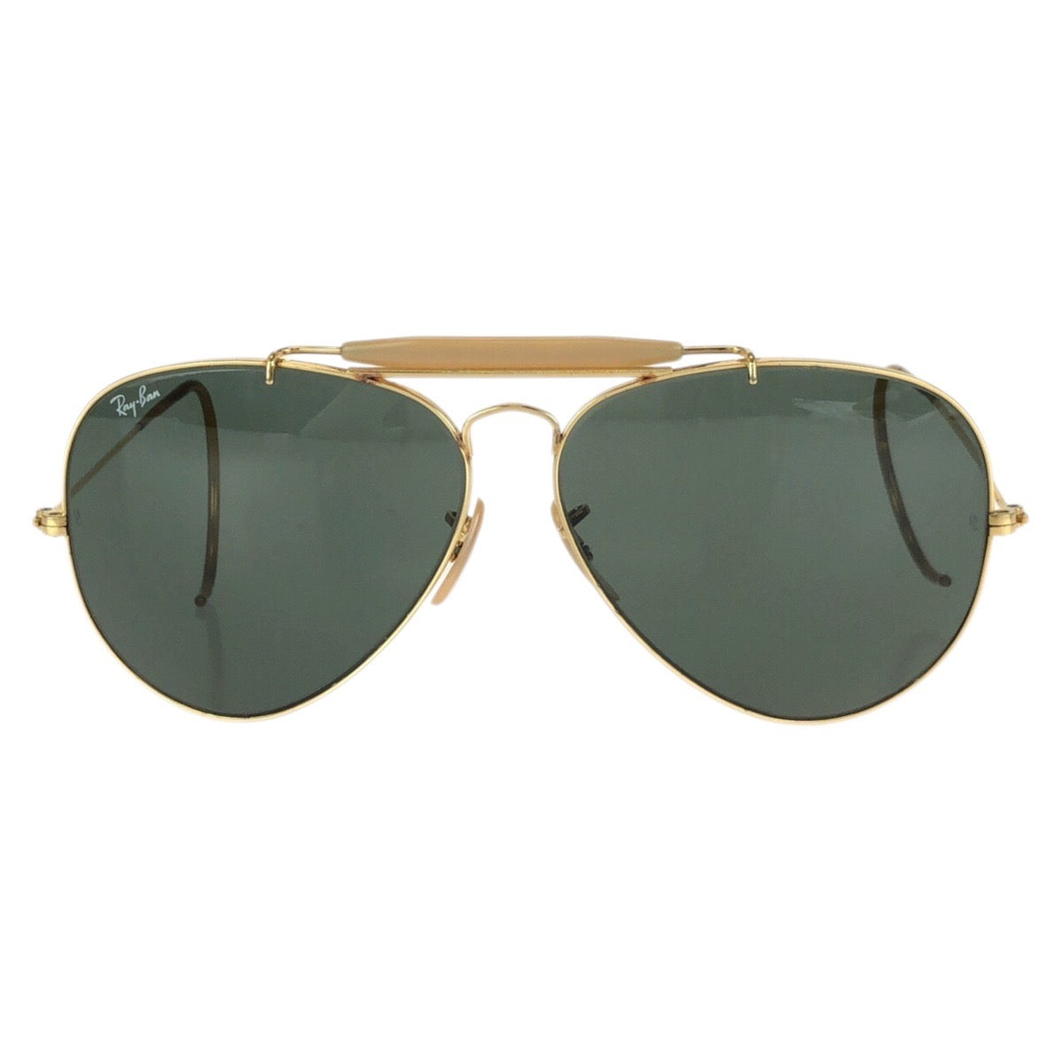 24440
Ray-Ban レイバン ヴィンテージ ボシュロム アビエーター ゴールド グリーン メタル B&L 62□14 サングラス 男女兼用 ティアドロップ レディース ABP15