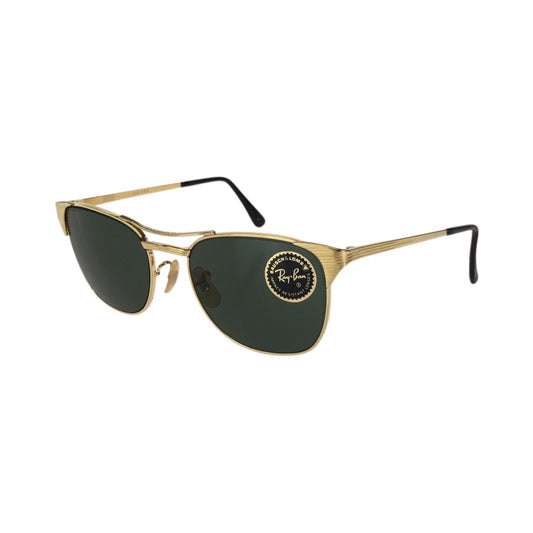 24441
Ray-Ban レイバン ヴィンテージ シグネット ボシュロム ヘリテージ ゴールド グリーン メタル B&L 52□19 サングラス メガネ 男女兼用 ウェリントン レディース SA28