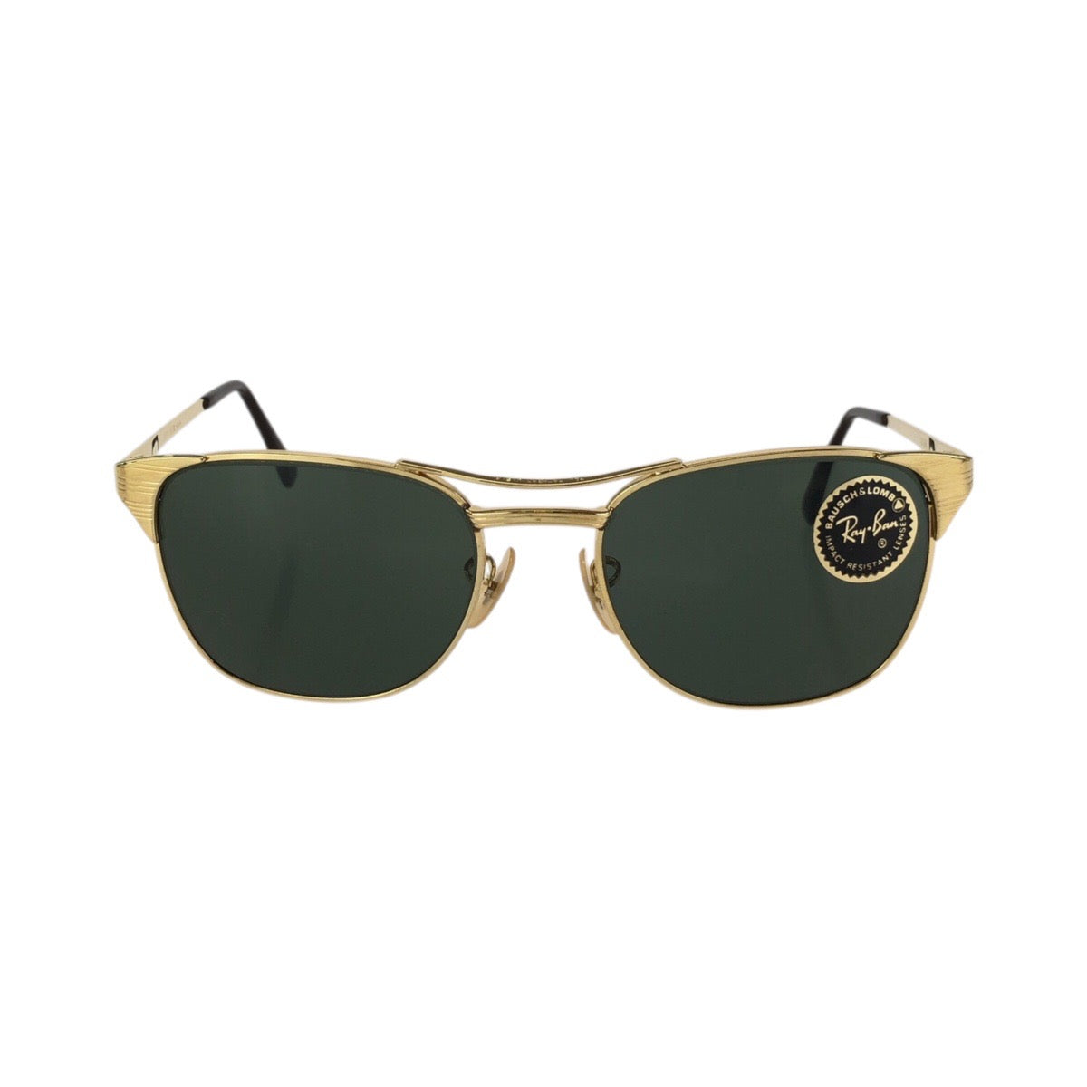 24441
Ray-Ban レイバン ヴィンテージ シグネット ボシュロム ヘリテージ ゴールド グリーン メタル B&L 52□19 サングラス メガネ 男女兼用 ウェリントン レディース SA28