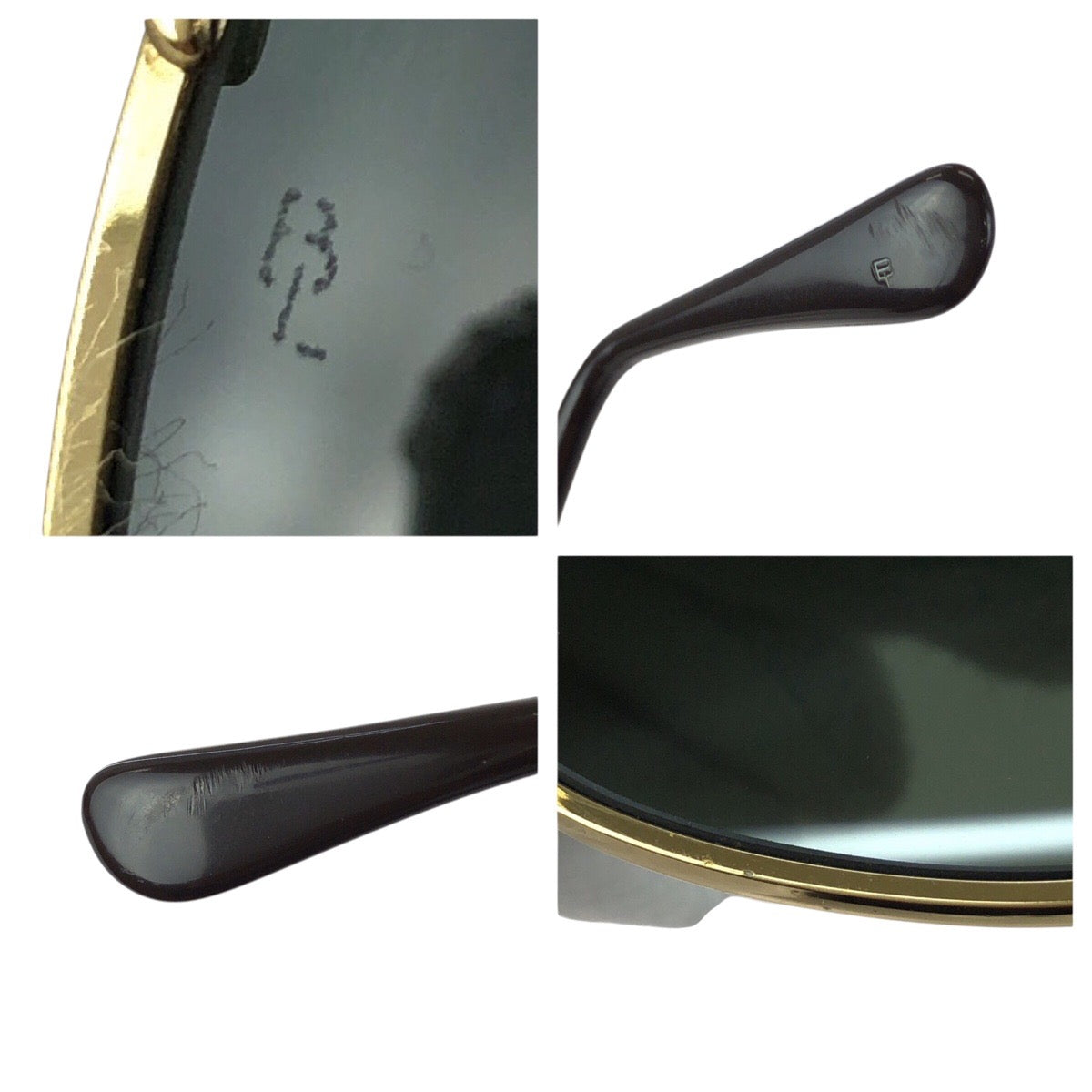 24441
Ray-Ban レイバン ヴィンテージ シグネット ボシュロム ヘリテージ ゴールド グリーン メタル B&L 52□19 サングラス メガネ 男女兼用 ウェリントン レディース SA28