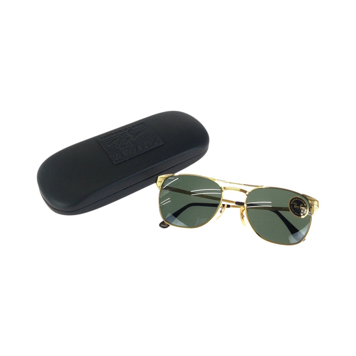 24441
Ray-Ban レイバン ヴィンテージ シグネット ボシュロム ヘリテージ ゴールド グリーン メタル B&L 52□19 サングラス メガネ 男女兼用 ウェリントン レディース SA28
