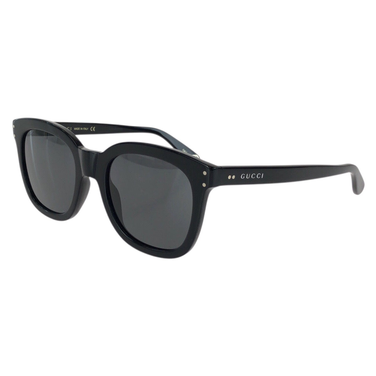 24443
GUCCI グッチ ロゴ ブラック 黒 シルバー金具 プラスチック GG0571S サングラス 男女兼用 スクエア レディース ABP7