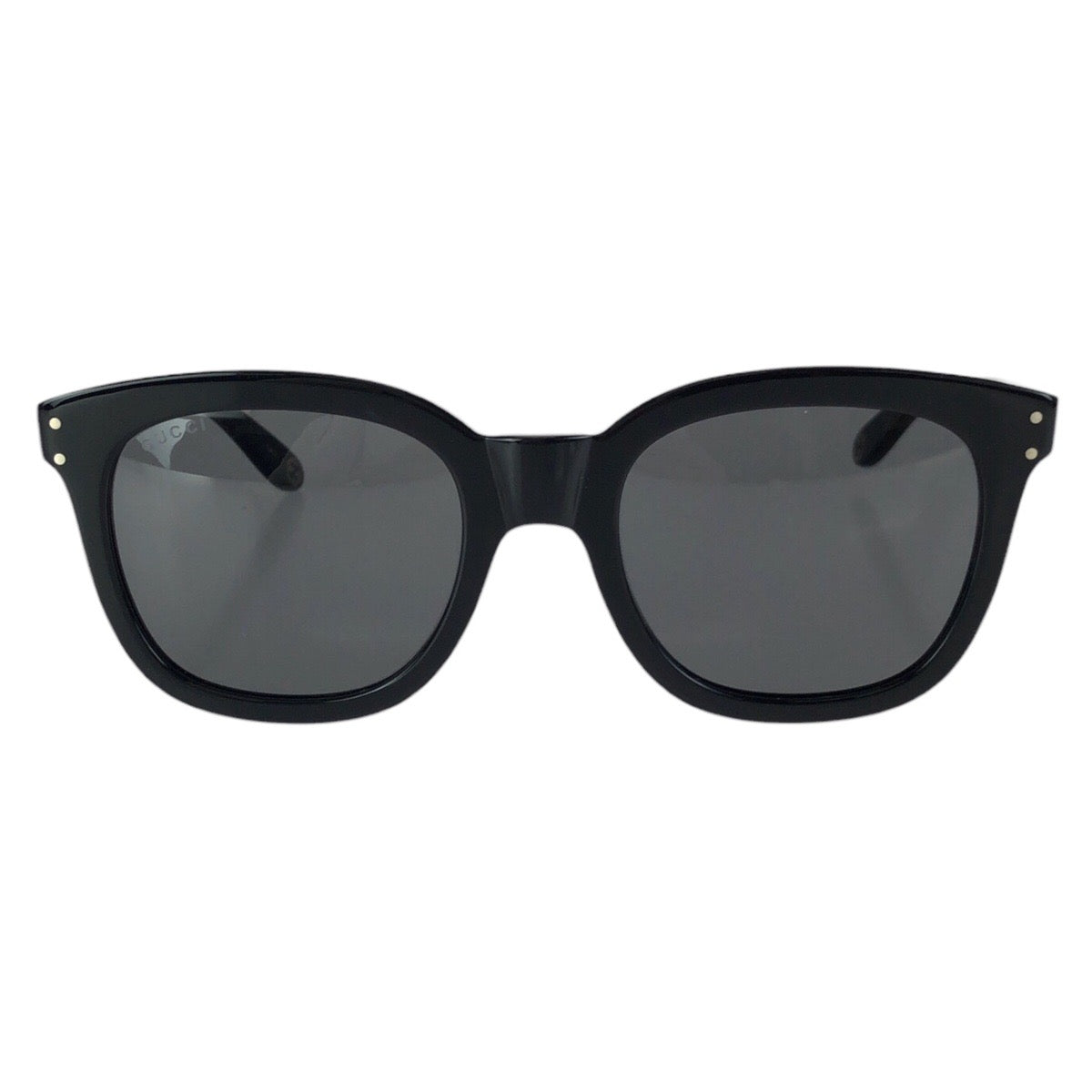 24443
GUCCI グッチ ロゴ ブラック 黒 シルバー金具 プラスチック GG0571S サングラス 男女兼用 スクエア レディース ABP7