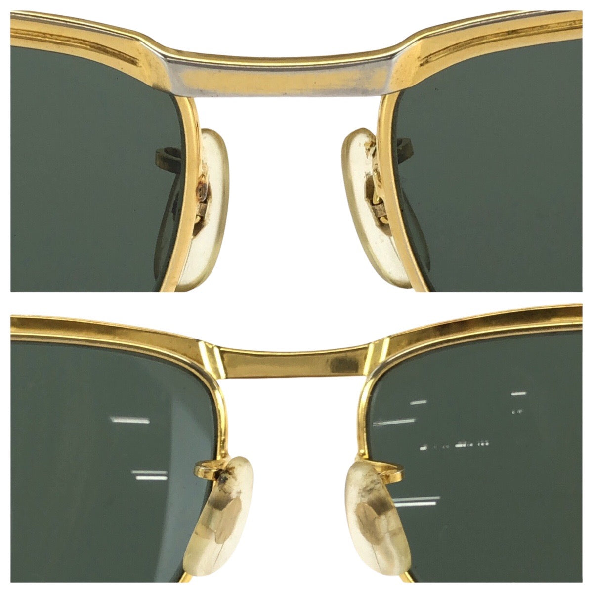 24444
Ray-Ban レイバン ヴィンテージ ボシュロム ゴールド グリーン メタル B&L Signet LX サングラス 男女兼用 スクエア メンズ AB21