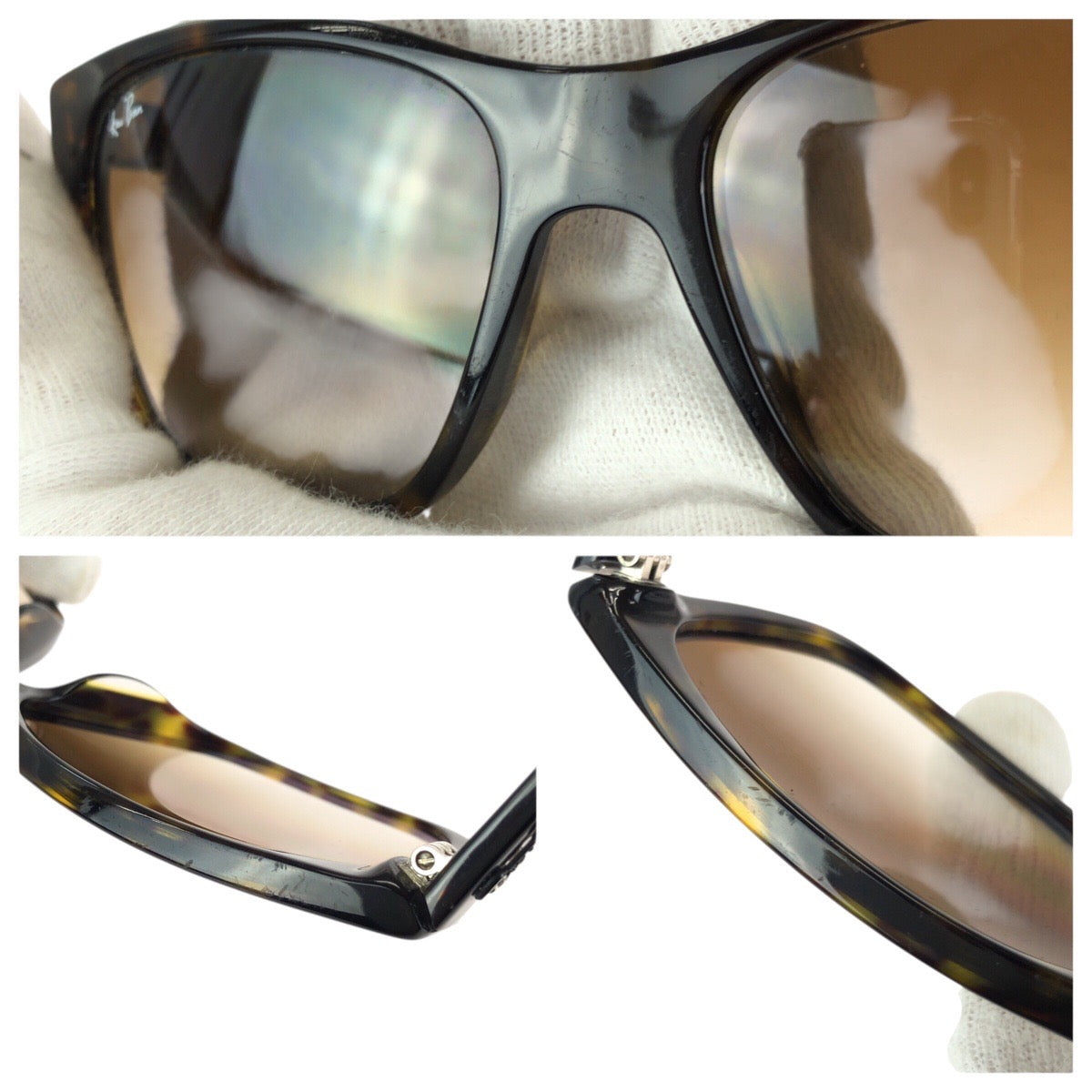 24445
Ray-Ban レイバン フルフィッティング ブラウン シルバー金具 プラスチック RB4181F 902/51 2N サングラス メガネ 男女兼用 ウェリントン レディース ABP15