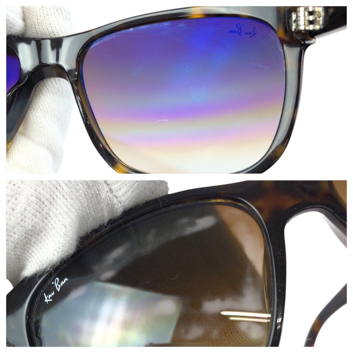 24445
Ray-Ban レイバン フルフィッティング ブラウン シルバー金具 プラスチック RB4181F 902/51 2N サングラス メガネ 男女兼用 ウェリントン レディース ABP15