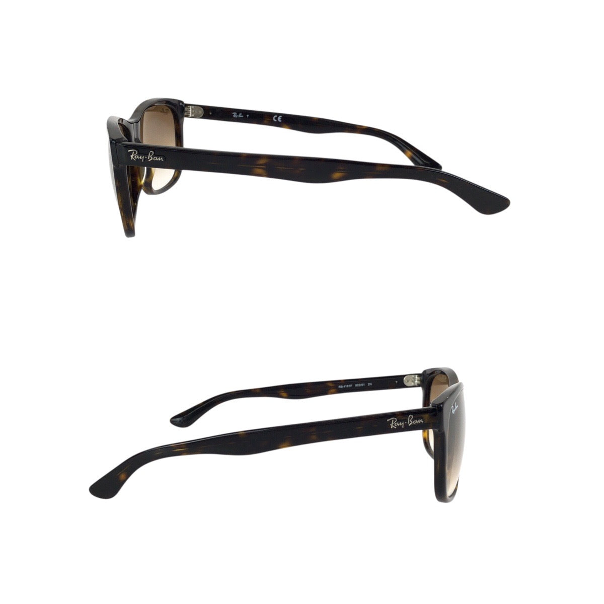 24446
Ray-Ban レイバン ハバナ ハイストリート ブラウン シルバー金具 プラスチック RB4181F 902/51 2N サングラス 男女兼用 ウェリントン メンズ ABP7