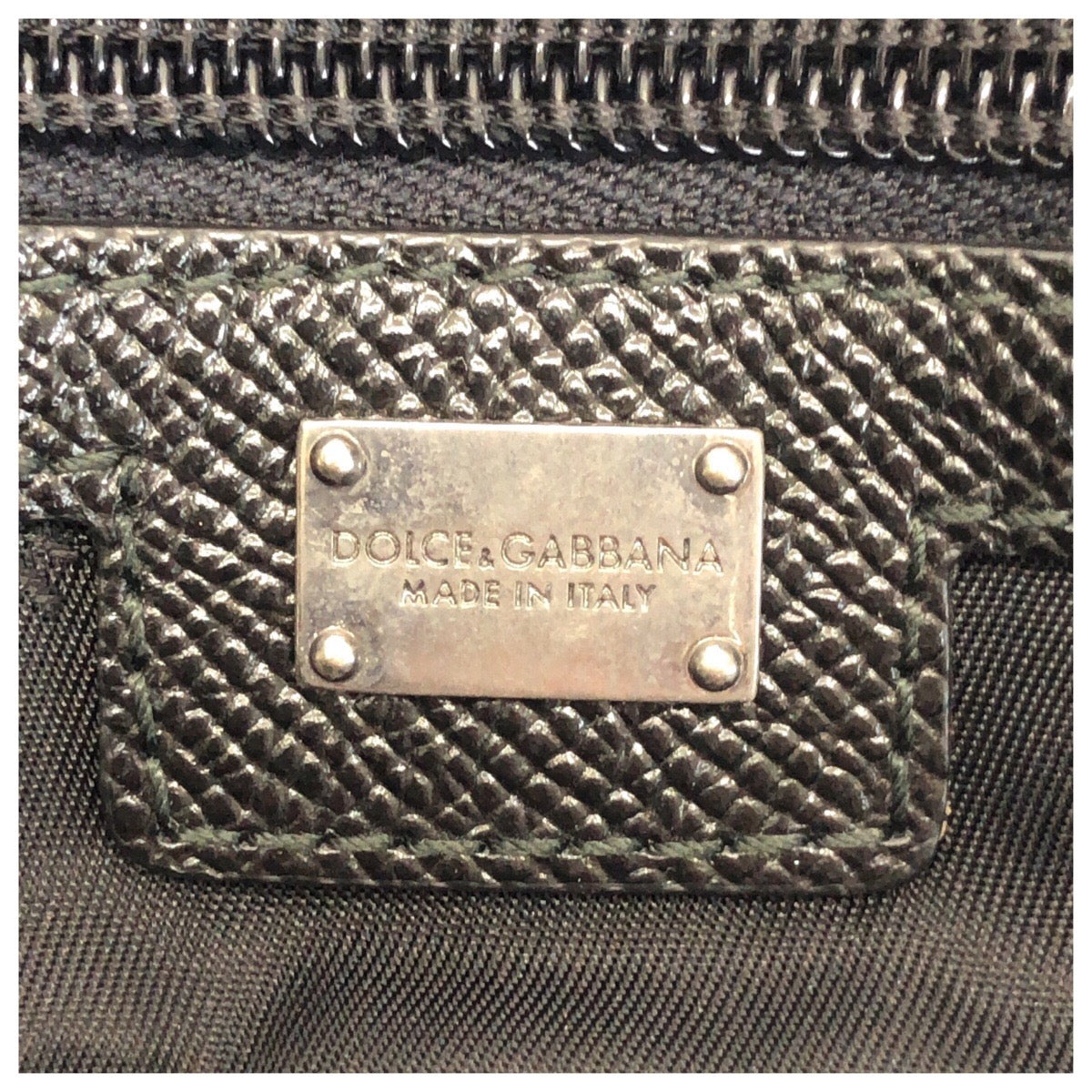 24448
DOLCE&GABBANA ドルチェアンドガッバーナ 2way ブラック 黒 ガンメタ金具 ナイロン / レザー ビジネスバッグ ブリーフケース ショルダーバッグ メンズ A40