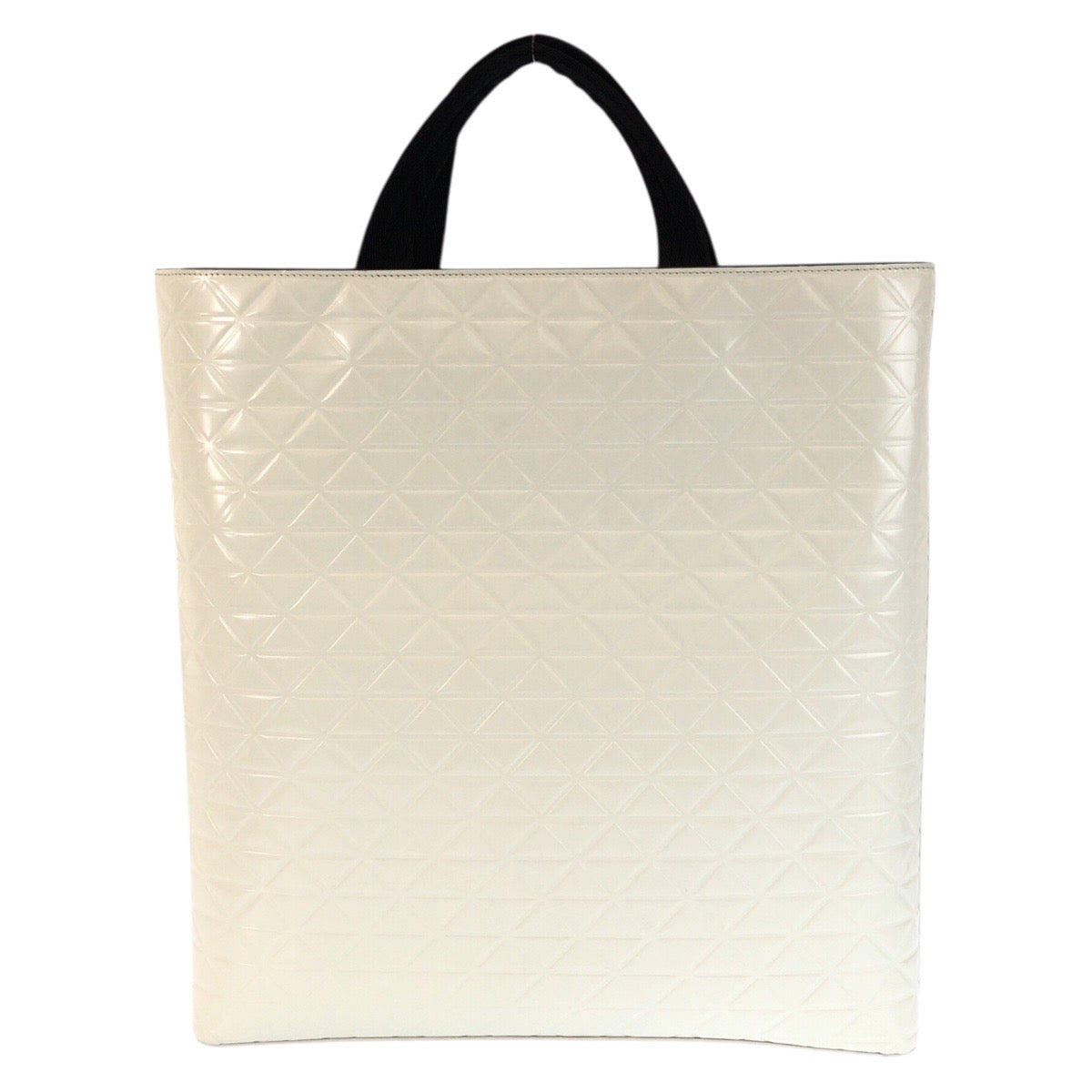 24453
PRADA プラダ 未使用 水筒付き ホワイト ブラック シルバー金具 レザー 2VG113 トートバッグ ビジネスバッグ 男女兼用 レディース A140