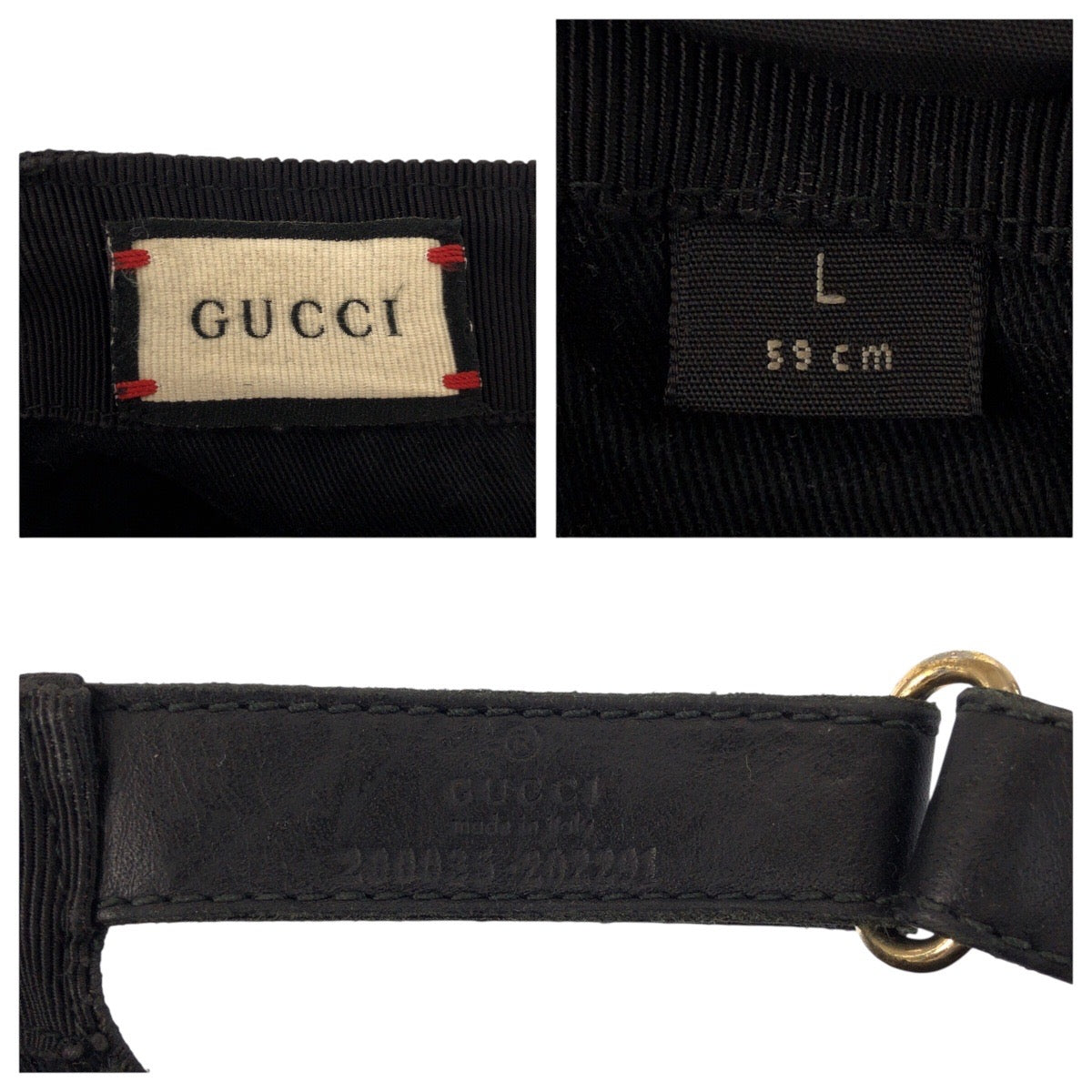 24457
GUCCI グッチ シェリーライン GGパターン ブラック グリーン レッド ポリエステル / ナイロン 200035 キャップ ベースボールキャップ 男女兼用 レディース AB18