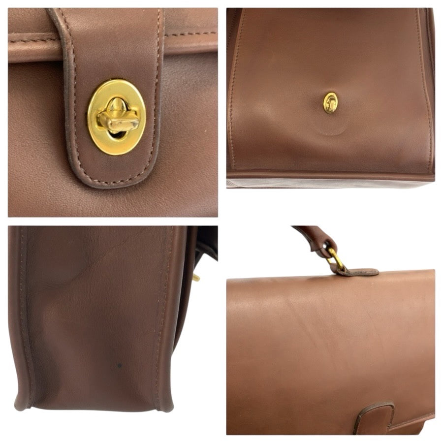 24459
COACH コーチ ヴィンテージ オールドコーチ ブラウン ゴールド金具 レザー 5275 ビジネスバッグ ブリーフケース メンズ ABP56