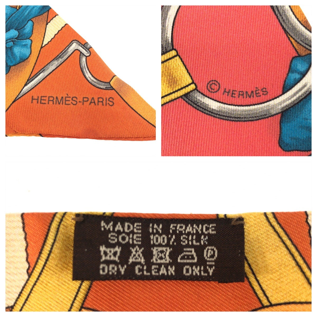 24464
HERMES エルメス ツイリー GRAND MANEGE 大調教術 ピンク マルチカラー シルク スカーフ リボンスカーフ レディース A21
