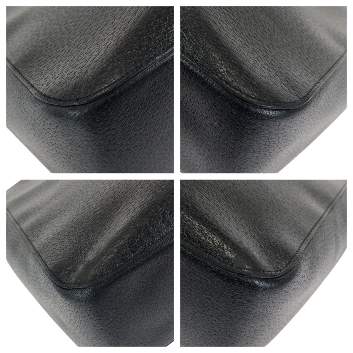 24471
GUCCI グッチ バンブー ブラック 黒 シルバー金具 レザー 002 1060 トートバッグ ハンドバッグ レディース ABP32