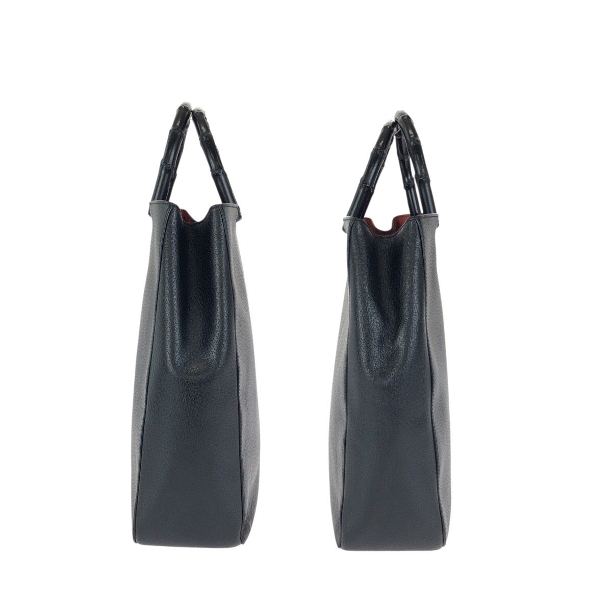 24471
GUCCI グッチ バンブー ブラック 黒 シルバー金具 レザー 002 1060 トートバッグ ハンドバッグ レディース ABP32