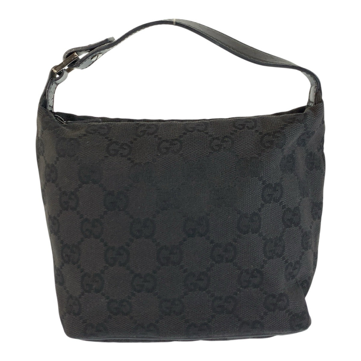 24472
GUCCI グッチ ブラック 黒 GGキャンバス / レザー 34080 ハンドバッグ アクセサリーポーチ レディース ABP32