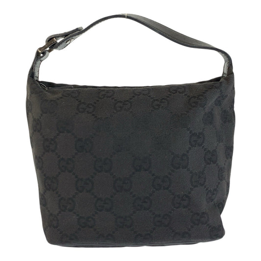 24472
GUCCI グッチ ブラック 黒 GGキャンバス / レザー 34080 ハンドバッグ アクセサリーポーチ レディース ABP32