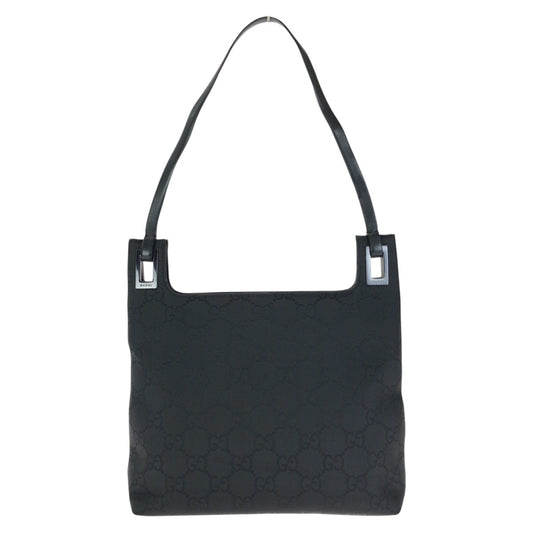 24474
GUCCI グッチ GG柄 ブラック 黒 ガンメタ金具 ナイロン 001 3099 ショルダーバッグ ハンドバッグ レディース ABP24