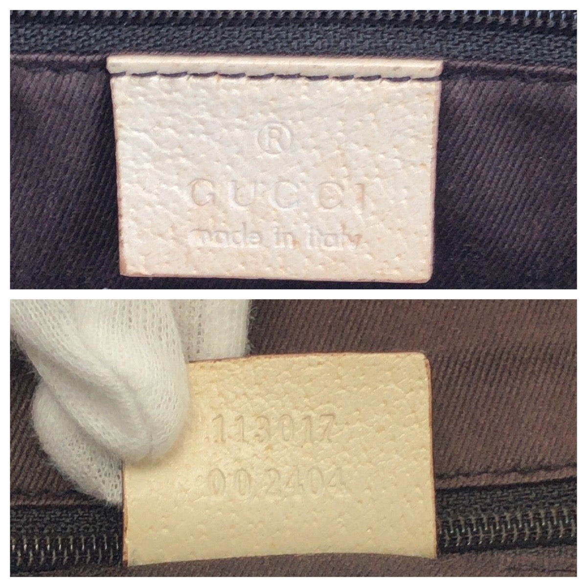 24475
GUCCI グッチ ベージュ ガンメタ金具 GGキャンバス / レザー 143017 トートバッグ ハンドバッグ レディース AB24