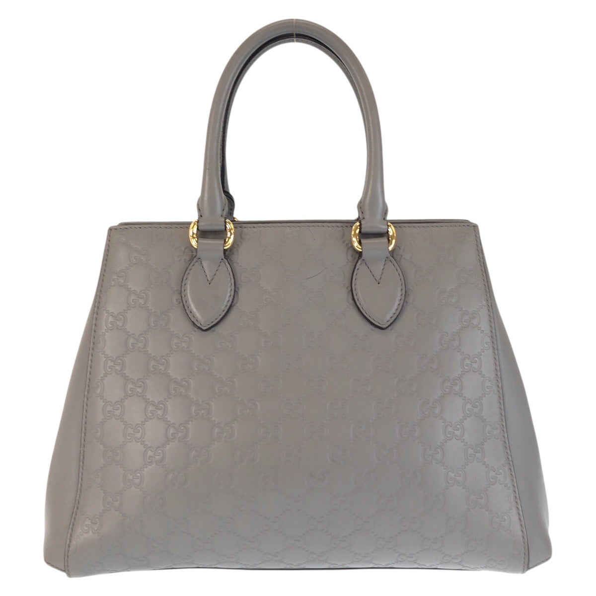 24476
GUCCI グッチ グッチシマ グレー ゴールド金具 レザー 453704 トートバッグ ハンドバッグ レディース AB40