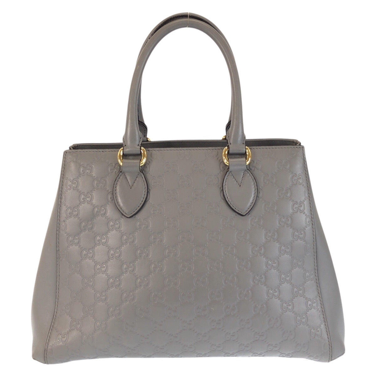 24476
GUCCI グッチ グッチシマ グレー ゴールド金具 レザー 453704 トートバッグ ハンドバッグ レディース AB40