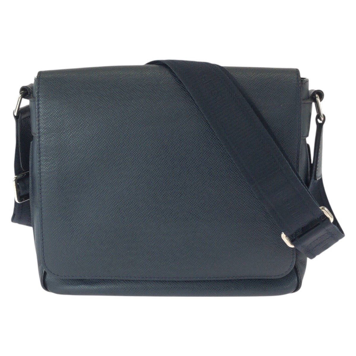 24484
LOUIS VUITTON ルイヴィトン タイガ ロマンPM ネイビー シルバー金具 レザー M32699 ショルダーバッグ メッセンジャーバッグ メンズ ABP60