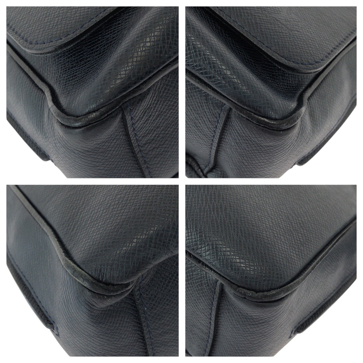 24484
LOUIS VUITTON ルイヴィトン タイガ ロマンPM ネイビー シルバー金具 レザー M32699 ショルダーバッグ メッセンジャーバッグ メンズ ABP60