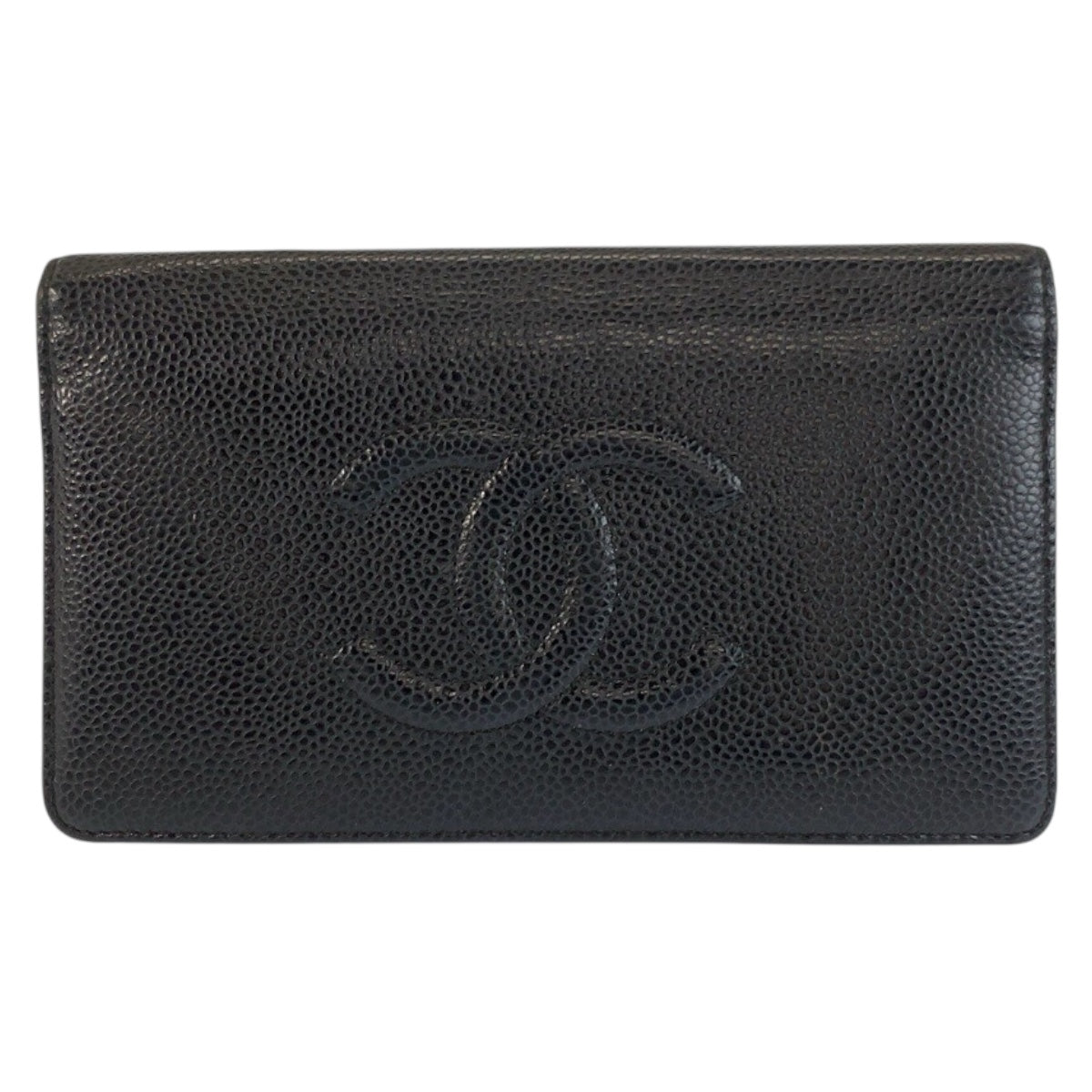 24485
CHANEL シャネル ココマーク ブラック 黒 レザー 長財布 ロングウォレット レディース ABP46