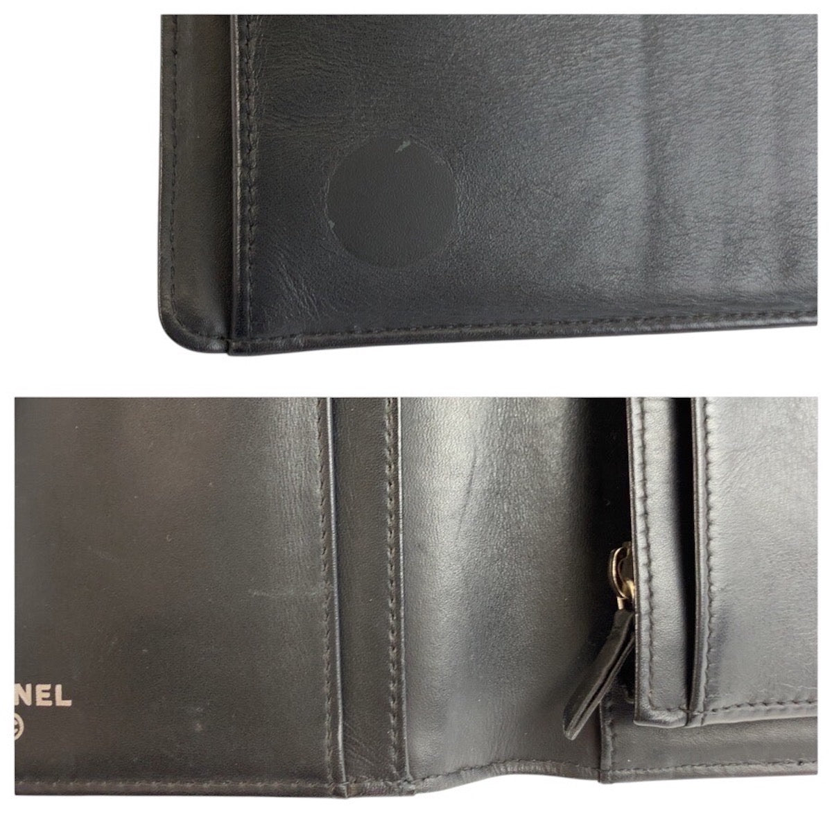 24485
CHANEL シャネル ココマーク ブラック 黒 レザー 長財布 ロングウォレット レディース ABP46