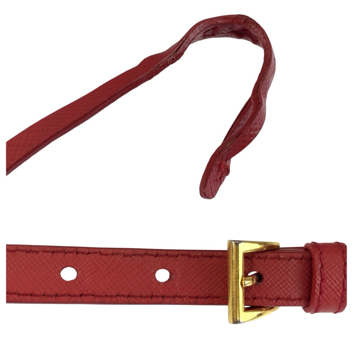 24486
PRADA プラダ サフィアーノ ガレリア レッド ゴールド金具 レザー ハンドバッグ トートバッグ ショルダーバッグ 2way レディース ABP90