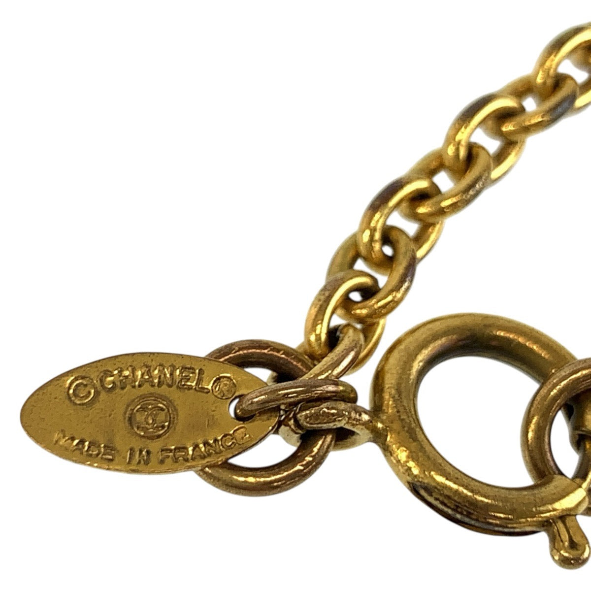 24495
CHANEL シャネル ヴィンテージ ココマーク ゴールド メッキ ネックレス レディース AB52