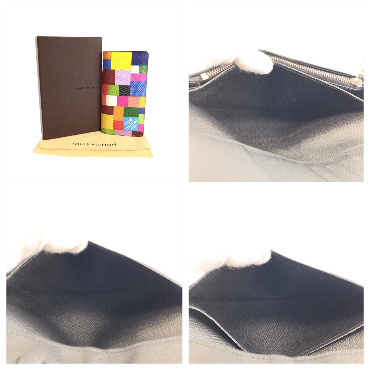 24496
LOUIS VUITTON ルイヴィトン ダミエ グラフィット3D ポルトフォイユブラザNM マルチカラー シルバー金具 PVC N60457 長財布 ロングウォレット メンズ ABP56