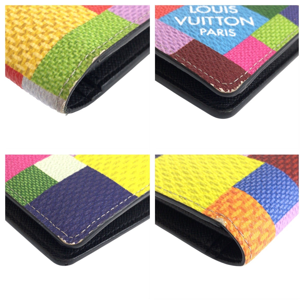 24496
LOUIS VUITTON ルイヴィトン ダミエ グラフィット3D ポルトフォイユブラザNM マルチカラー シルバー金具 PVC N60457 長財布 ロングウォレット メンズ ABP56