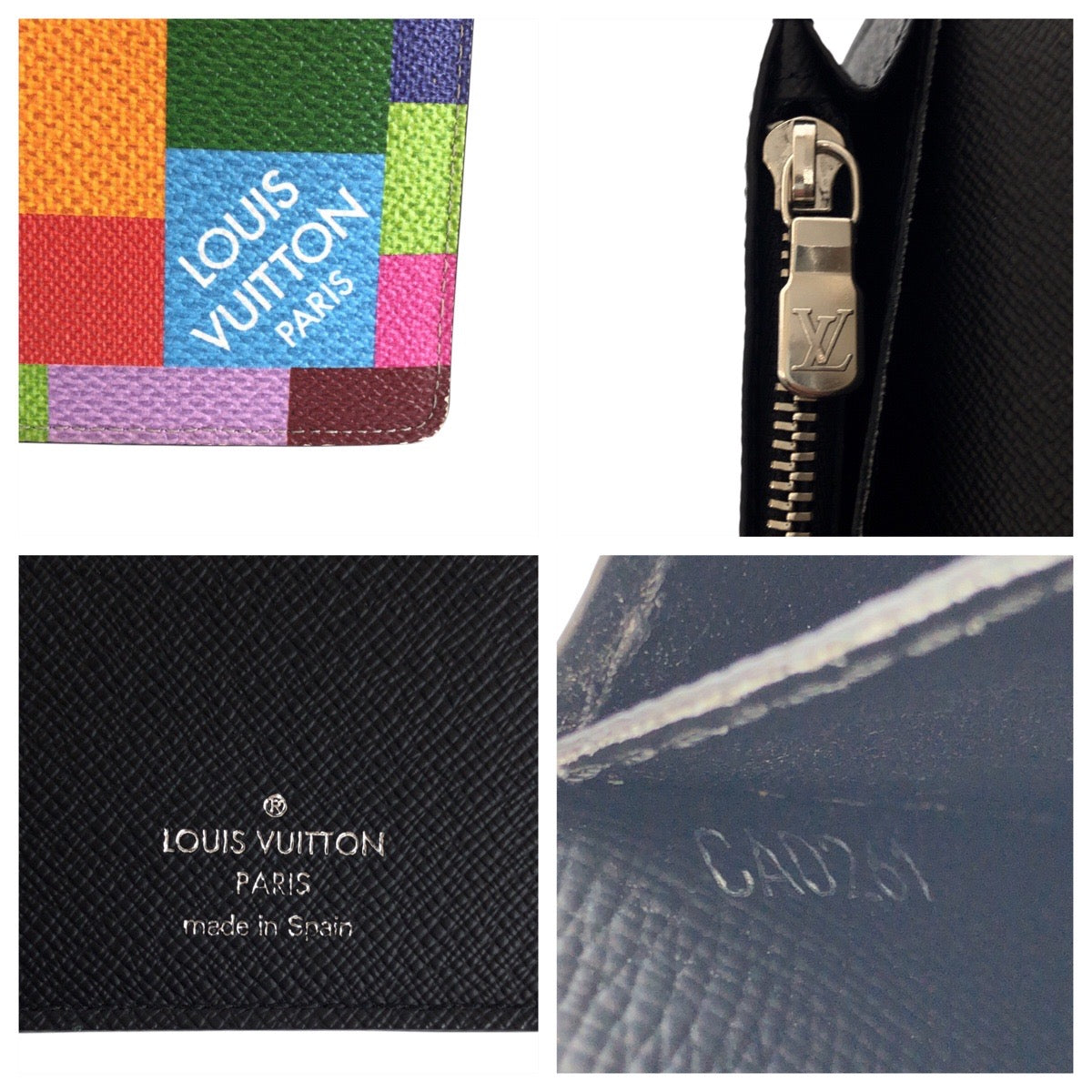 24496
LOUIS VUITTON ルイヴィトン ダミエ グラフィット3D ポルトフォイユブラザNM マルチカラー シルバー金具 PVC N60457 長財布 ロングウォレット メンズ ABP56