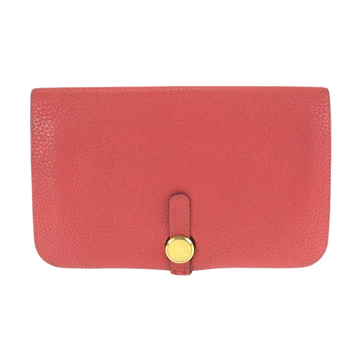 24499
HERMES エルメス ドゴン GM ルージュトマト レッド ゴールド金具 トゴ 長財布 ロングウォレット T刻印 レディース ABP32